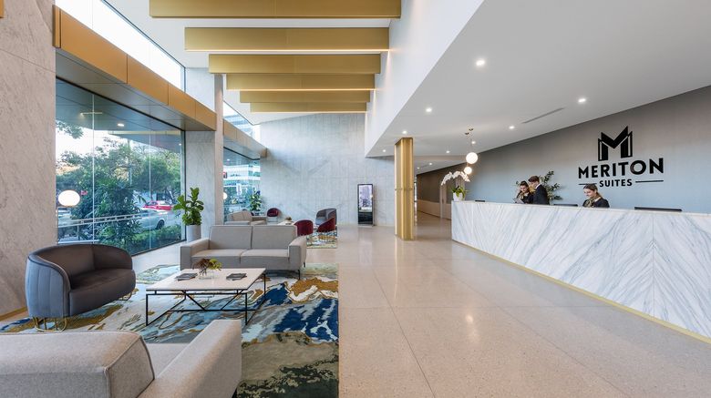 <b>Meriton Suites Sydney Airport Lobby</b>. Images powered by <a href="https://www.leonardoworldwide.com/" title="Leonardo Worldwide" target="_blank">Leonardo</a>.