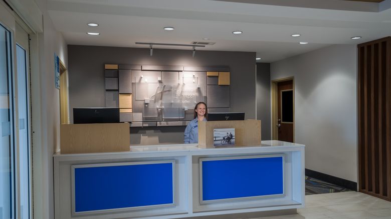 <b>Holiday Inn Express & Suites Talladega Lobby</b>. Images powered by <a href="https://www.leonardoworldwide.com/" title="Leonardo Worldwide" target="_blank">Leonardo</a>.