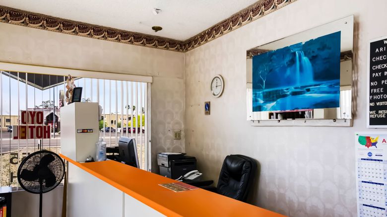 <b>OYO Hotel Yuma AZ Desert Grove Lobby</b>. Images powered by <a href="https://www.leonardoworldwide.com/" title="Leonardo Worldwide" target="_blank">Leonardo</a>.