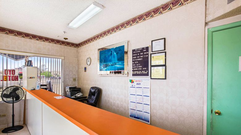 <b>OYO Hotel Yuma AZ Desert Grove Lobby</b>. Images powered by <a href="https://www.leonardoworldwide.com/" title="Leonardo Worldwide" target="_blank">Leonardo</a>.
