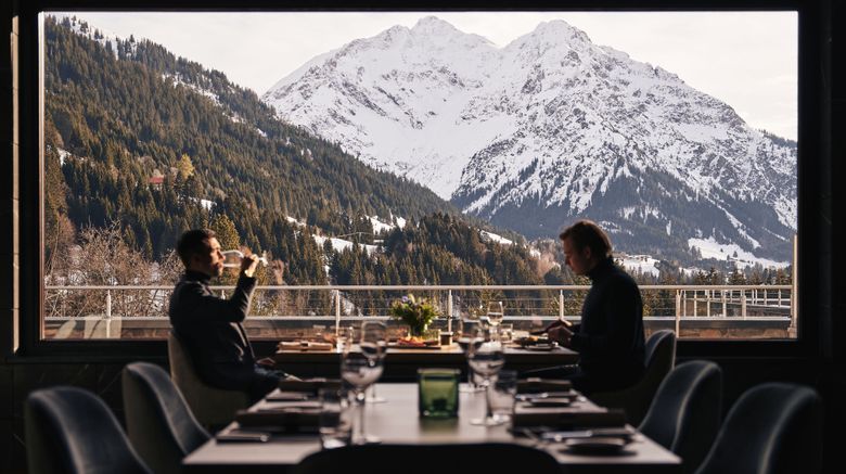<b>Travel Charme Ifen Hotel Kleinwalsertal Restaurant</b>. Images powered by <a href="https://www.leonardoworldwide.com/" title="Leonardo Worldwide" target="_blank">Leonardo</a>.