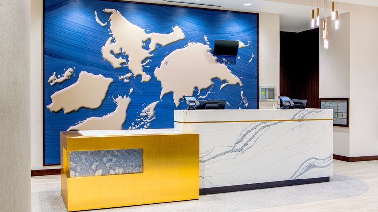 <b>SpringHill Suites Boston Logan Airport Lobby</b>. Images powered by <a href="https://www.leonardoworldwide.com/" title="Leonardo Worldwide" target="_blank">Leonardo</a>.
