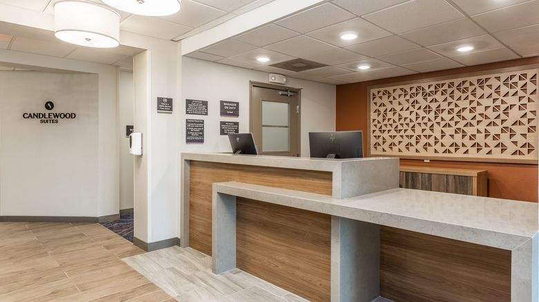 <b>Candlewood Suites Lobby</b>. Images powered by <a href="https://www.leonardoworldwide.com/" title="Leonardo Worldwide" target="_blank">Leonardo</a>.
