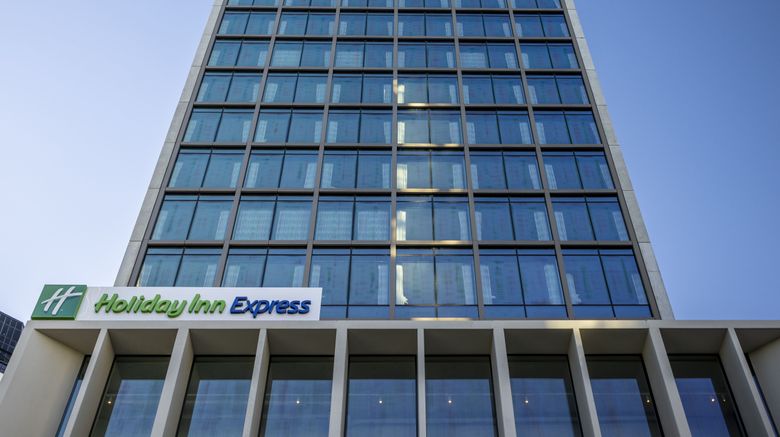 <b>Holiday Inn Express Auckland City Centre Exterior</b>. Images powered by <a href="https://www.leonardoworldwide.com/" title="Leonardo Worldwide" target="_blank">Leonardo</a>.