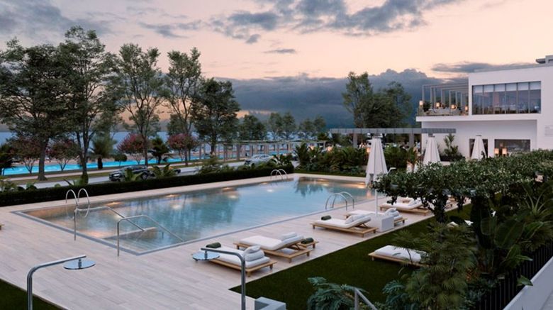 <b>Attica 21 Vigo Hotel Pool</b>. Images powered by <a href="https://www.leonardoworldwide.com/" title="Leonardo Worldwide" target="_blank">Leonardo</a>.