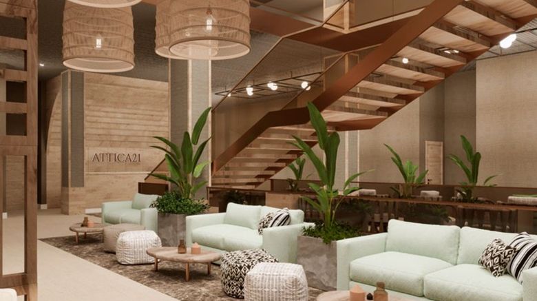 <b>Attica 21 Vigo Hotel Lobby</b>. Images powered by <a href="https://www.leonardoworldwide.com/" title="Leonardo Worldwide" target="_blank">Leonardo</a>.