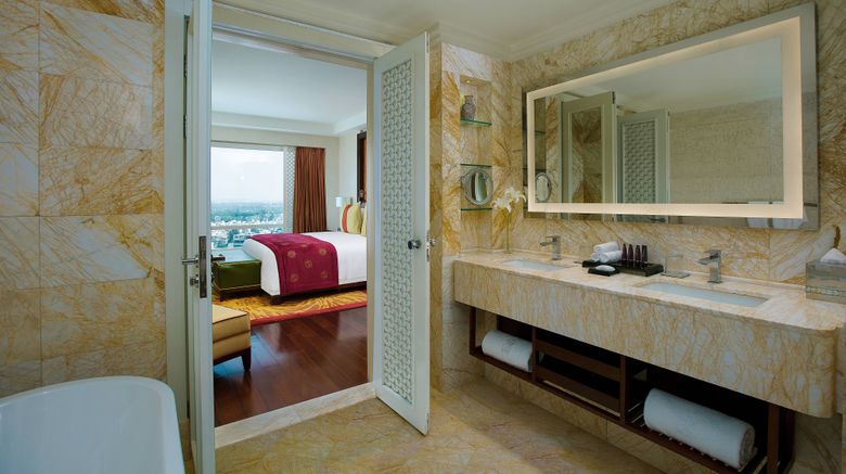 <b>The Ritz-Carlton, Bangalore Room</b>. Images powered by <a href=https://www.travelagewest.com/Hotels/Bengaluru-India/