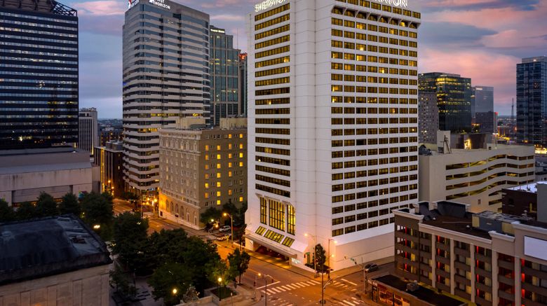 <b>Sheraton Grand Nashville Downtown Exterior</b>. Images powered by <a href="https://www.leonardoworldwide.com/" title="Leonardo Worldwide" target="_blank">Leonardo</a>.
