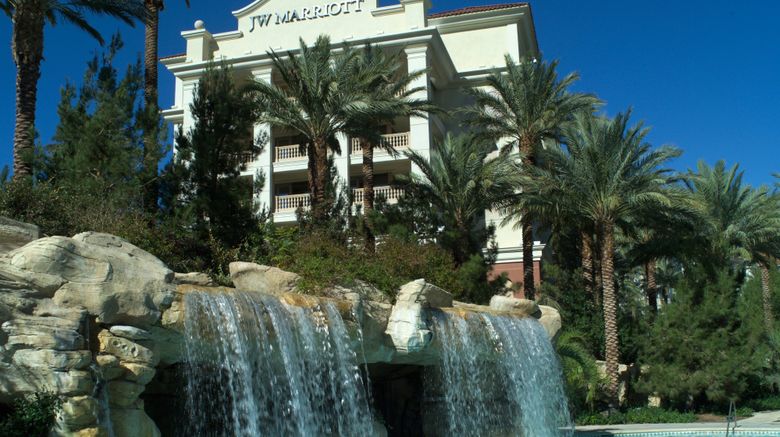 Touring the Grounds of the Rampart Casino at J.W. Marriott Las Vegas Resort  & Spa