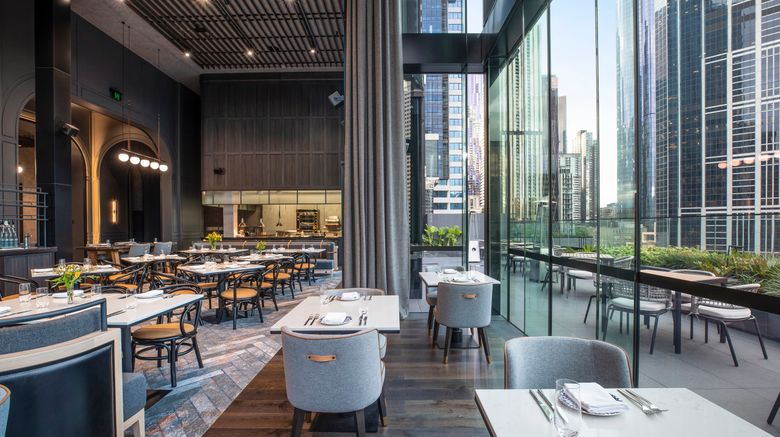<b>voco Melbourne Central Restaurant</b>. Images powered by <a href="https://www.leonardoworldwide.com/" title="Leonardo Worldwide" target="_blank">Leonardo</a>.