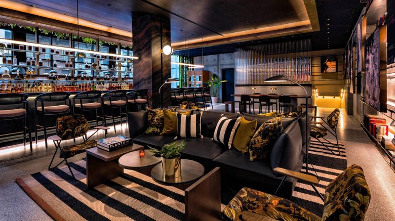 <b>Moxy NYC Chelsea Restaurant</b>. Images powered by <a href="https://www.leonardoworldwide.com/" title="Leonardo Worldwide" target="_blank">Leonardo</a>.