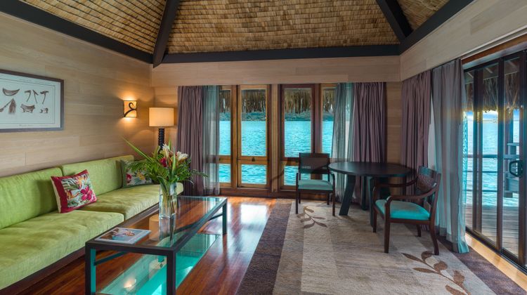 The St Regis Bora Bora Resort Lobby