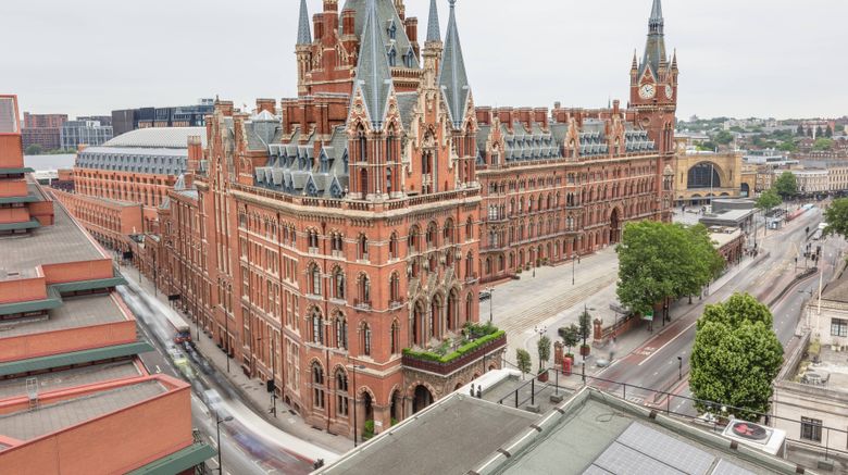 <b>St. Pancras Renaissance Hotel London Exterior</b>. Images powered by <a href=https://www.travelagewest.com/Hotels/London/