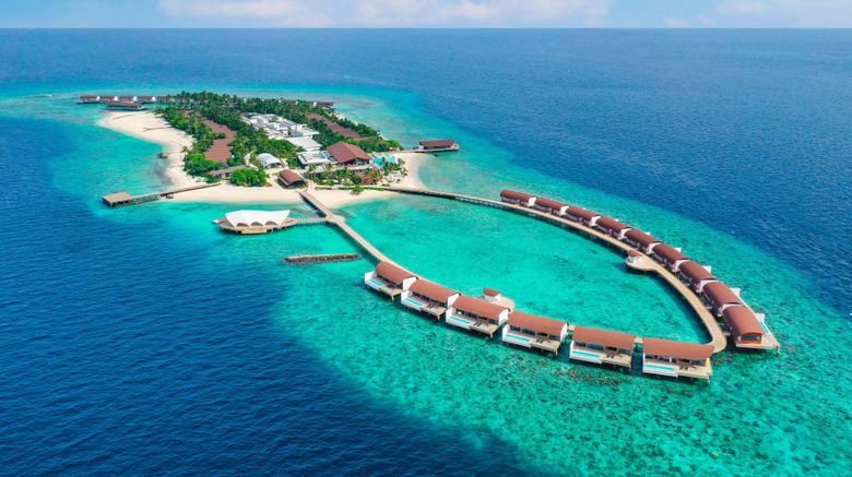 The Westin Maldives Miriandhoo Resort Exterior. Images powered by <a href="https://www.leonardoworldwide.com" target="_blank" rel="noopener">Leonardo</a>.