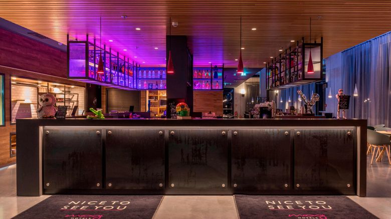 <b>MOXY Frankfurt Airport Lobby</b>. Images powered by <a href="https://www.leonardoworldwide.com/" title="Leonardo Worldwide" target="_blank">Leonardo</a>.
