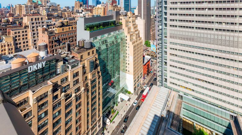 <b>AC Hotel New York Times Square Exterior</b>. Images powered by <a href="https://www.leonardoworldwide.com/" title="Leonardo Worldwide" target="_blank">Leonardo</a>.