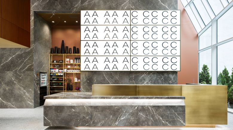 <b>AC Hotel New York Times Square Exterior</b>. Images powered by <a href="https://www.leonardoworldwide.com/" title="Leonardo Worldwide" target="_blank">Leonardo</a>.