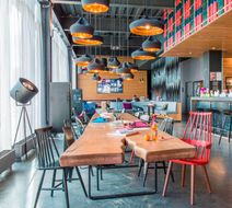 MOXY Aberdeen Airport Lobby