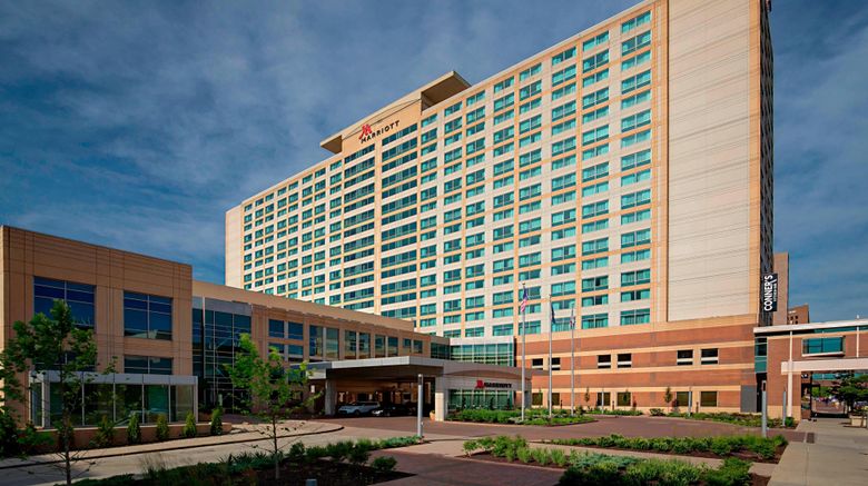 Indianapolis Marriott Downtown Exterior. Images powered by <a href="http://www.leonardo.com" target="_blank" rel="noopener">Leonardo</a>.