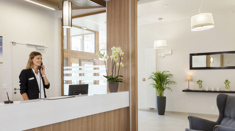 <b>Neho Suites Porte de Geneve Lobby</b>. Images powered by <a href="https://www.leonardoworldwide.com/" title="Leonardo Worldwide" target="_blank">Leonardo</a>.