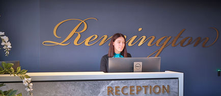 The Remington Orange Lobby