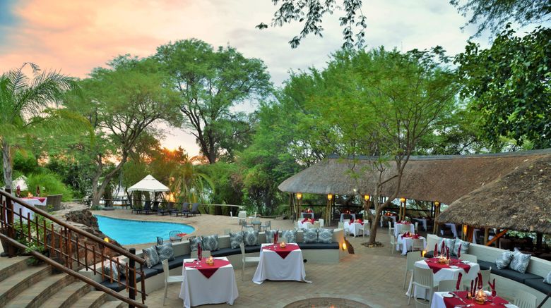 <b>Cresta Mowana Safari Resort & Spa Restaurant</b>. Images powered by <a href="https://www.leonardoworldwide.com/" title="Leonardo Worldwide" target="_blank">Leonardo</a>.