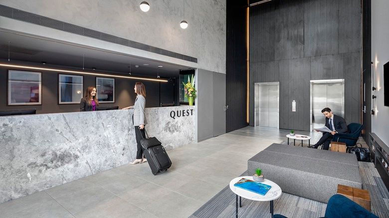 Quest Burwood East Lobby. Images powered by <a href="https://www.leonardoworldwide.com" target="_blank" rel="noopener">Leonardo</a>.