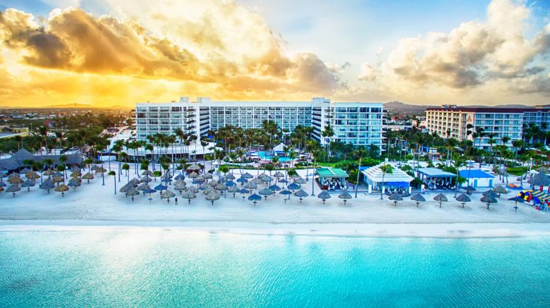 Aruba Marriott Resort  and  Stellaris Casino Exterior. Images powered by <a href=https://www.travelweekly.com/Hotels/Palm-Beach-Aruba/