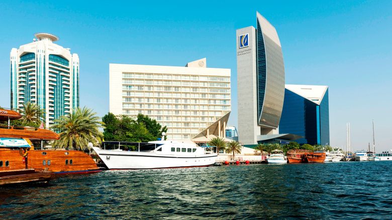 Sheraton Dubai Creek Hotel  and  Towers Exterior. Images powered by <a href="https://www.leonardoworldwide.com" target="_blank" rel="noopener">Leonardo</a>.