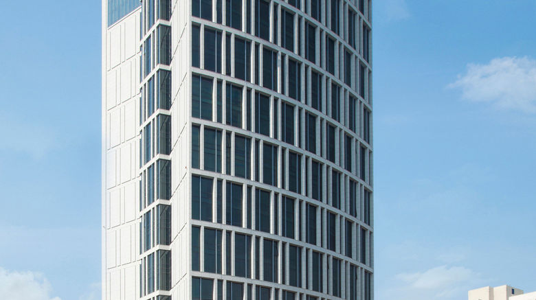 Lotte City Hotel Jeju Exterior. Images powered by <a href="https://www.leonardoworldwide.com" target="_blank" rel="noopener">Leonardo</a>.