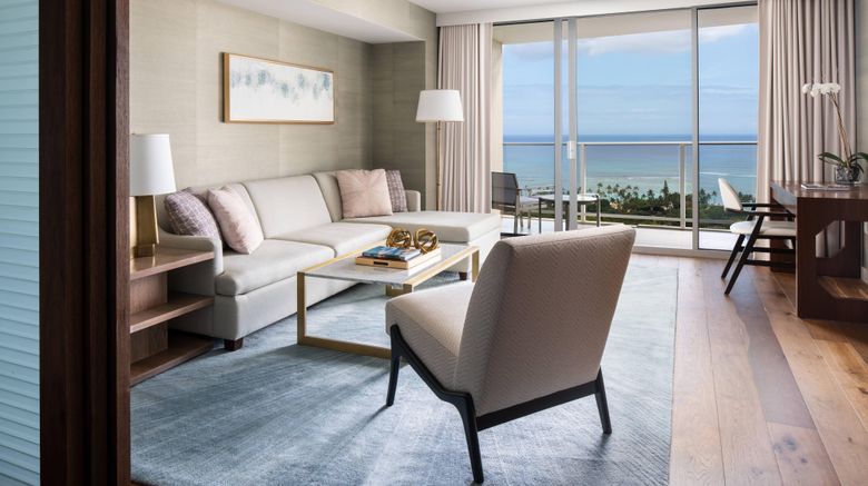 Ritz-Carlton Residences, Waikiki Beach Room. Images powered by <a href=https://www.travelweekly.com/Hotels/Honolulu/