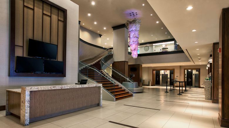 <b>Niagara Falls Marriott on the Falls Lobby</b>. Images powered by <a href="https://www.leonardoworldwide.com/" title="Leonardo Worldwide" target="_blank">Leonardo</a>.