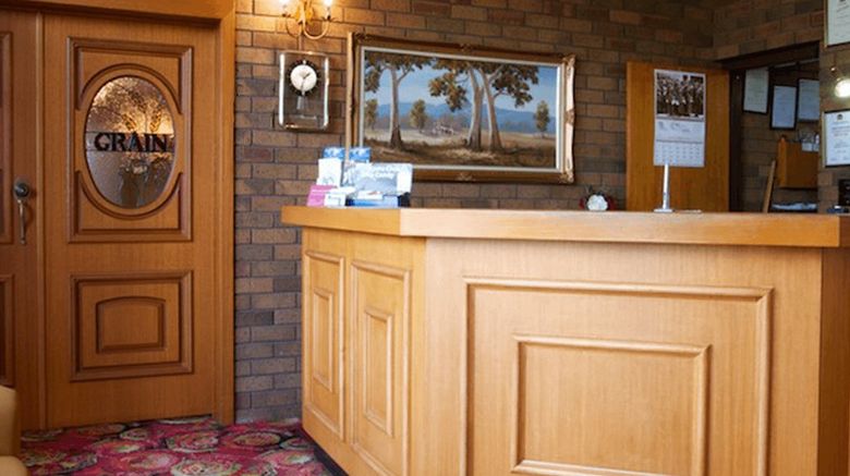 <b>Golden Grain Motor Inn Lobby</b>. Images powered by <a href="https://www.leonardoworldwide.com/" title="Leonardo Worldwide" target="_blank">Leonardo</a>.