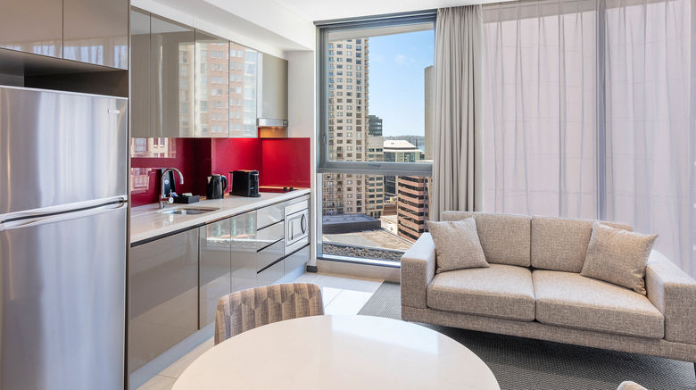 <b>Meriton Suites Campbell Street Suite</b>. Images powered by <a href="https://www.leonardoworldwide.com/" title="Leonardo Worldwide" target="_blank">Leonardo</a>.