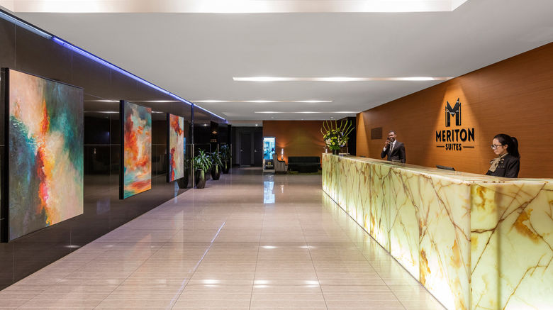 <b>Meriton Suites Campbell Street Lobby</b>. Images powered by <a href="https://www.leonardoworldwide.com/" title="Leonardo Worldwide" target="_blank">Leonardo</a>.
