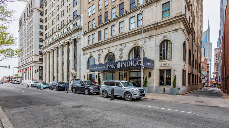 <b>Hotel Indigo Nashville Exterior</b>. Images powered by <a href="https://www.leonardoworldwide.com/" title="Leonardo Worldwide" target="_blank">Leonardo</a>.