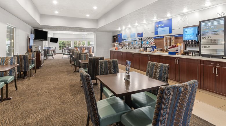<b>Holiday Inn Express Restaurant</b>. Images powered by <a href="https://www.leonardoworldwide.com/" title="Leonardo Worldwide" target="_blank">Leonardo</a>.