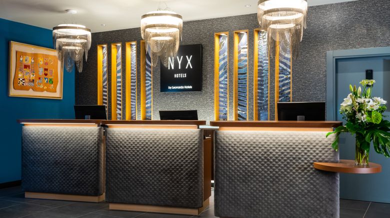 <b>NYX Hotel Madrid by Leonardo Hotels Lobby</b>. Images powered by <a href="https://www.leonardoworldwide.com/" title="Leonardo Worldwide" target="_blank">Leonardo</a>.