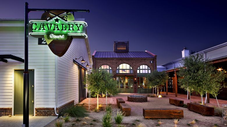 Cavalry Court Hotel Exterior. Images powered by <a href="https://www.leonardoworldwide.com" target="_blank" rel="noopener">Leonardo</a>.