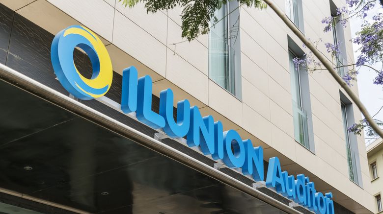 <b>Hotel Ilunion Auditori Exterior</b>. Images powered by <a href="https://www.leonardoworldwide.com/" title="Leonardo Worldwide" target="_blank">Leonardo</a>.