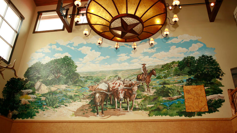 <b>The Inn at Circle T Lobby</b>. Images powered by <a href="https://www.leonardoworldwide.com/" title="Leonardo Worldwide" target="_blank">Leonardo</a>.