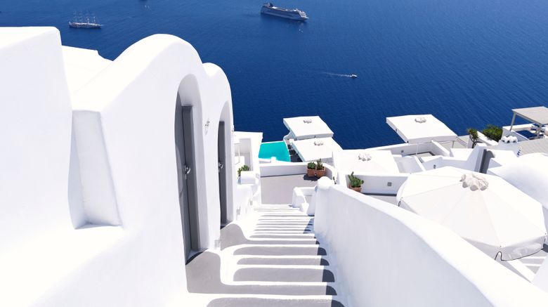<b>Katikies Chromata Hotel Restaurant</b>. Images powered by <a href="https://www.leonardoworldwide.com/" title="Leonardo Worldwide" target="_blank">Leonardo</a>.
