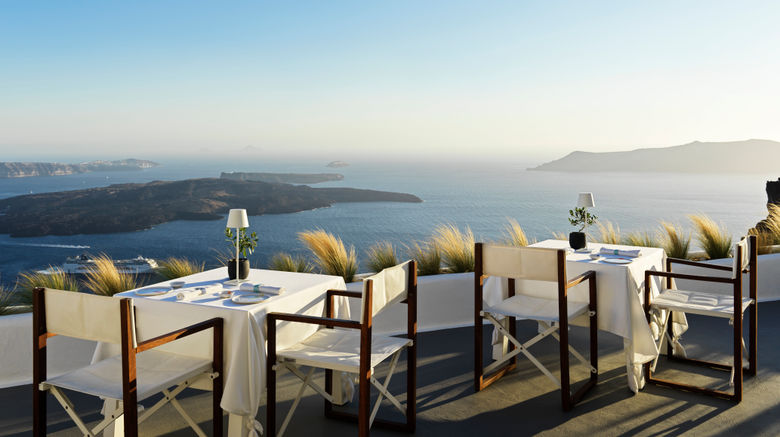 <b>Katikies Chromata Hotel Restaurant</b>. Images powered by <a href="https://www.leonardoworldwide.com/" title="Leonardo Worldwide" target="_blank">Leonardo</a>.