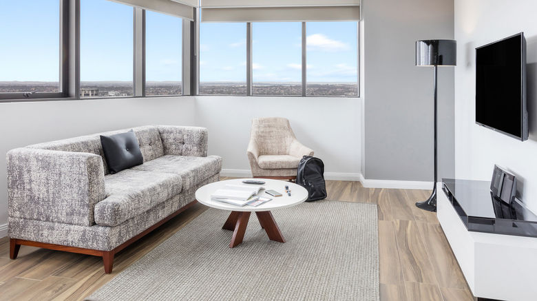 <b>Meriton Suites Church Street, Parramatta Suite</b>. Images powered by <a href="https://www.leonardoworldwide.com/" title="Leonardo Worldwide" target="_blank">Leonardo</a>.