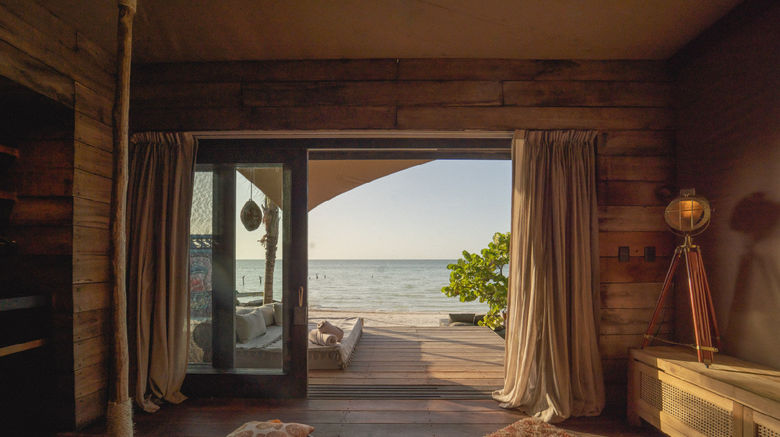 Nomade Holbox Exterior. Images powered by <a href=https://www.travelweekly-asia.com/Hotels/Isla-Holbox-Mexico/