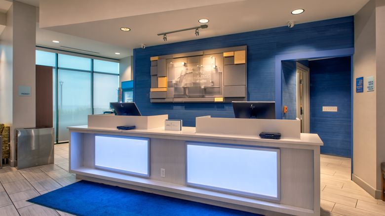 <b>Holiday Inn Express & Suites VA Beach Lobby</b>. Images powered by <a href="https://www.leonardoworldwide.com/" title="Leonardo Worldwide" target="_blank">Leonardo</a>.