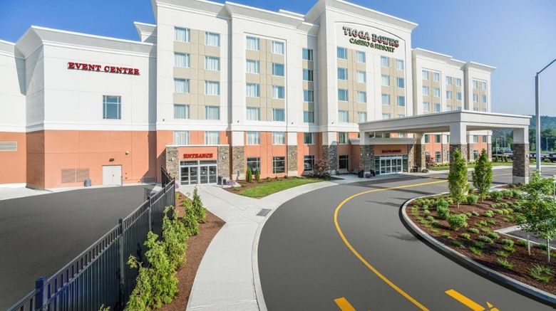 Tioga Downs Casino Resort Exterior. Images powered by <a href="https://www.leonardoworldwide.com" target="_blank" rel="noopener">Leonardo</a>.