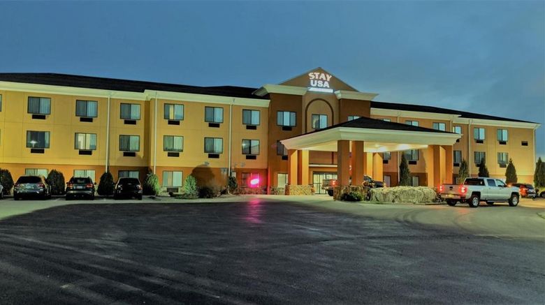 <b>USA Stay Hotel & Suites Exterior</b>. Images powered by <a href="https://www.leonardoworldwide.com/" title="Leonardo Worldwide" target="_blank">Leonardo</a>.