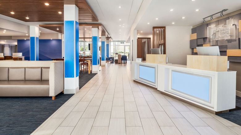 <b>Holiday Inn Express & Sts Austin North Lobby</b>. Images powered by <a href="https://www.leonardoworldwide.com/" title="Leonardo Worldwide" target="_blank">Leonardo</a>.