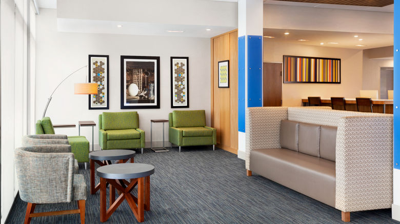<b>Holiday Inn Express & Sts Austin North Lobby</b>. Images powered by <a href="https://www.leonardoworldwide.com/" title="Leonardo Worldwide" target="_blank">Leonardo</a>.